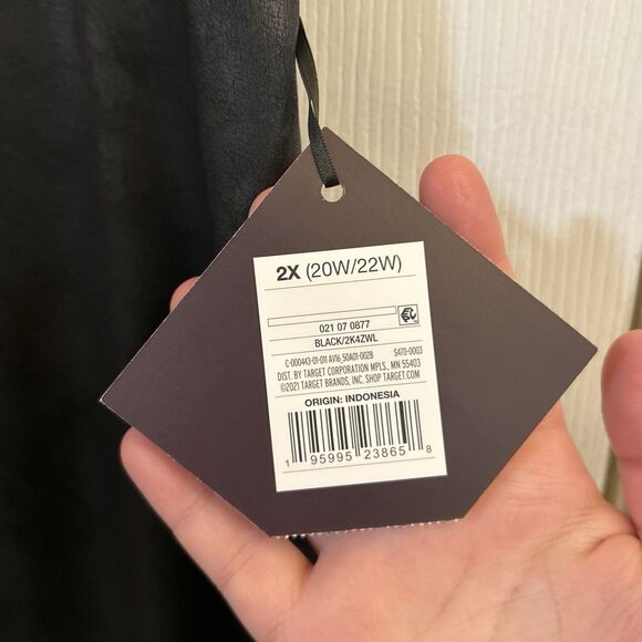 NWT Ava & Viv Womens Plus Size High Waisted Leggings Pants Black Size 2X 20W/22W - Picture 5 of 16